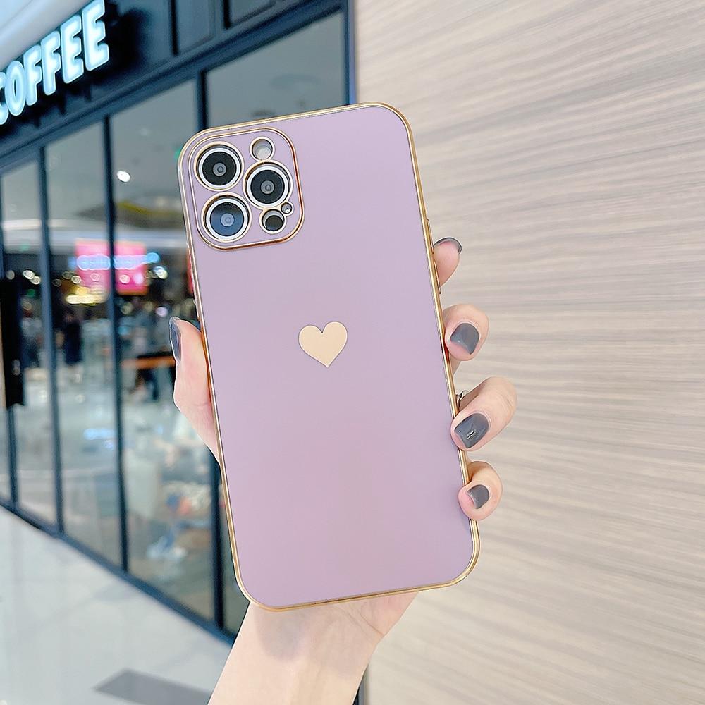 Love Heart Full Cover iPhone Case