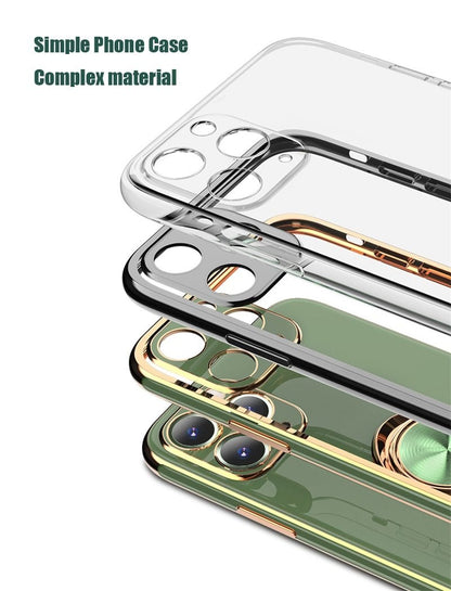 Custodia per iPhone in oro lucido