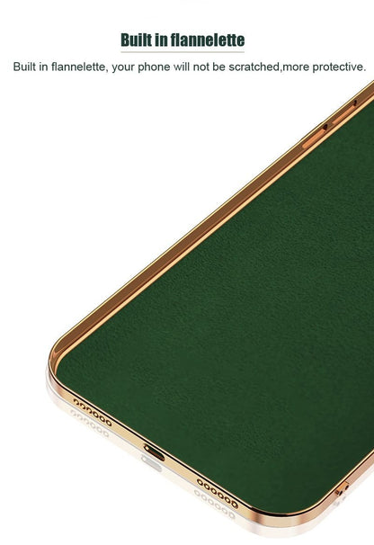 Custodia per iPhone in oro lucido