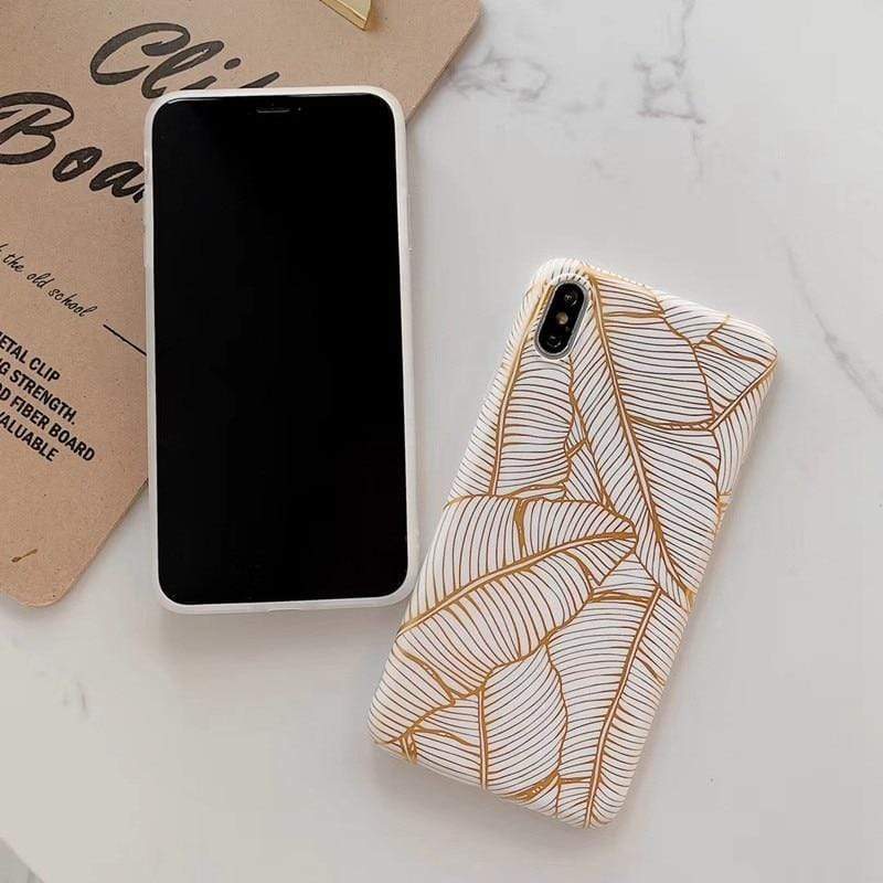 Golden Leaf iPhone Case