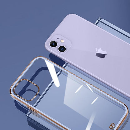 Metallic Plated Clear iPhone Case