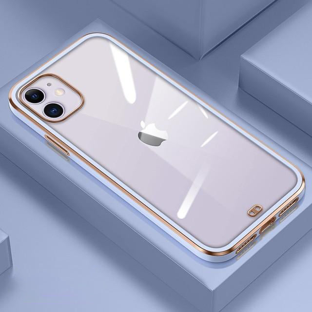 Metallic Plated Clear iPhone Case