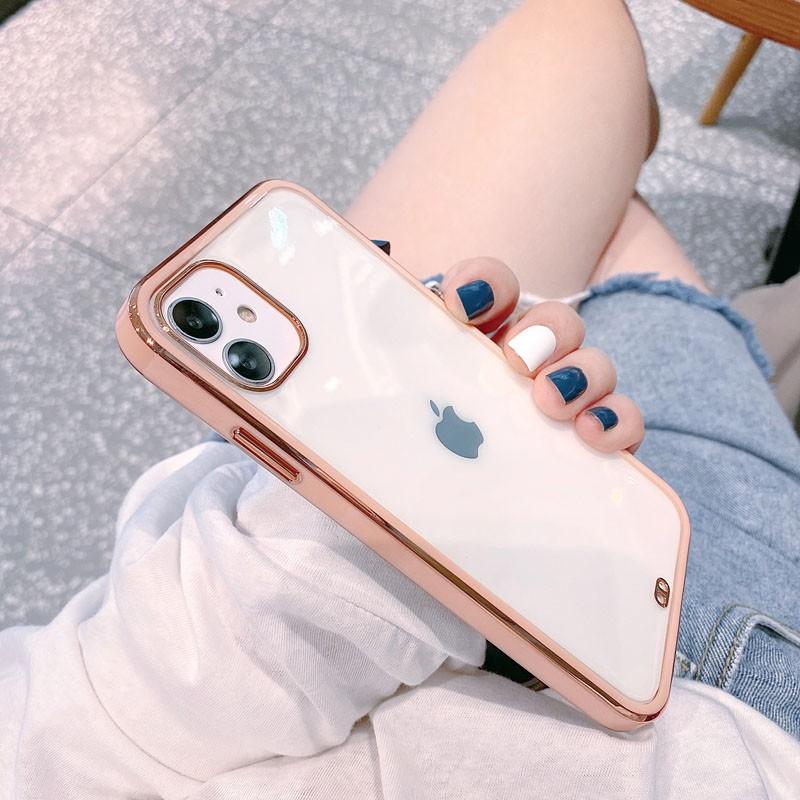 Metallic Plated Clear iPhone Case