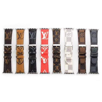 Chic LV Monogram Apple Watch Band