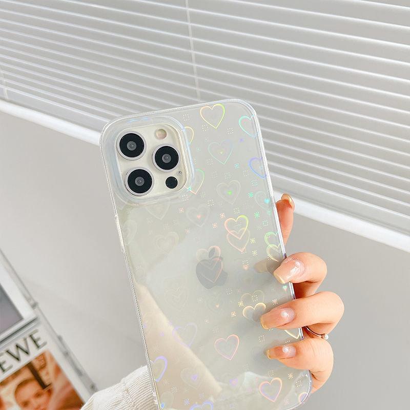 Holographic Heart iPhone Case