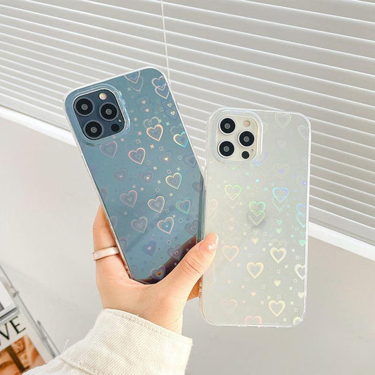 Holographic Heart iPhone Case