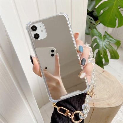 Fashionista Mirror Chain iPhone Case