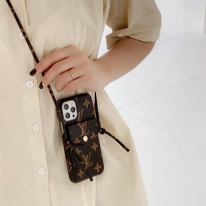 Mono Cardholder Strap iPhone Case