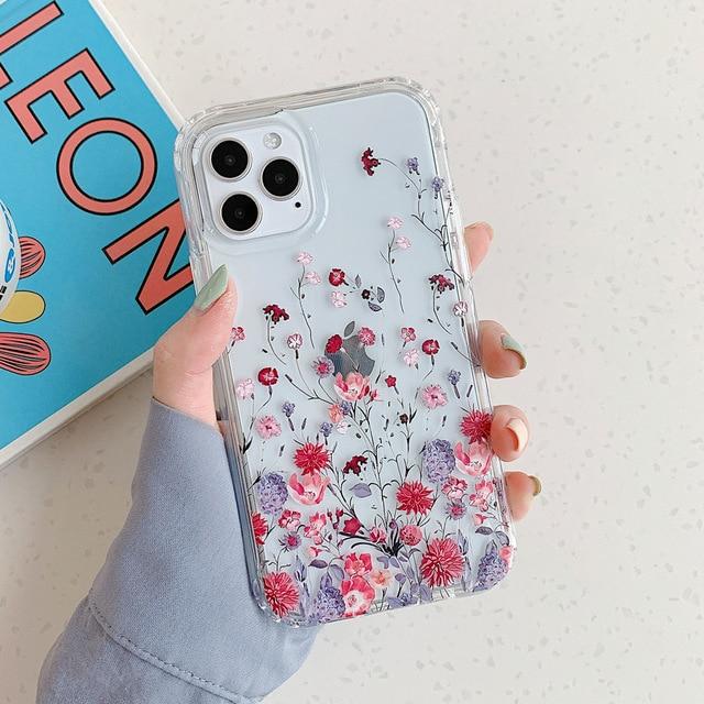 Garden Floral Shockproof iPhone Case