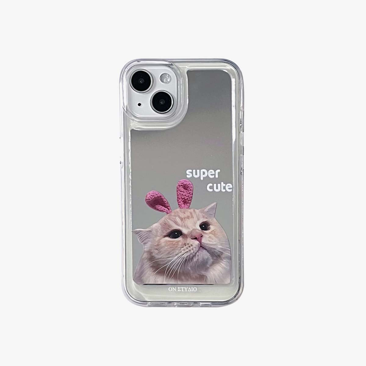 Spiegel iPhone Case | Paar Katzen super süß (kaufen 2 und 50% Rabatt erhalten)