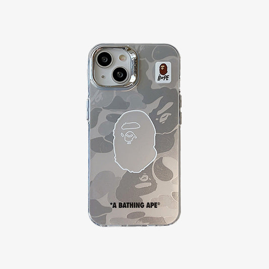 Begrenzte iPhone Case | Affen Silber Camo 1