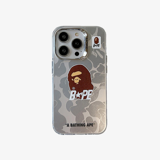 Begrenzte iPhone Case | Affen Silber Camo 2