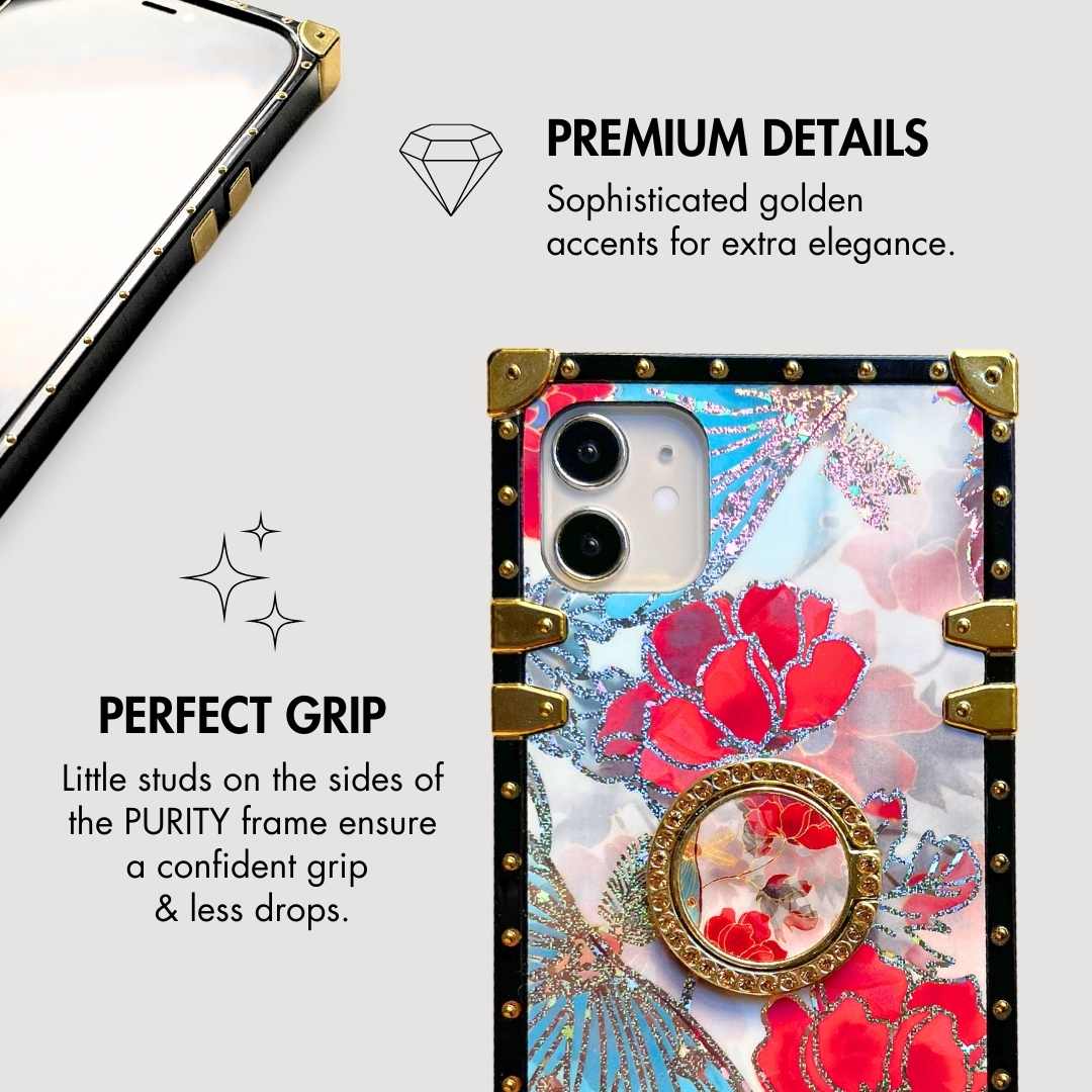 Samsung Case with Ring "Poppy"